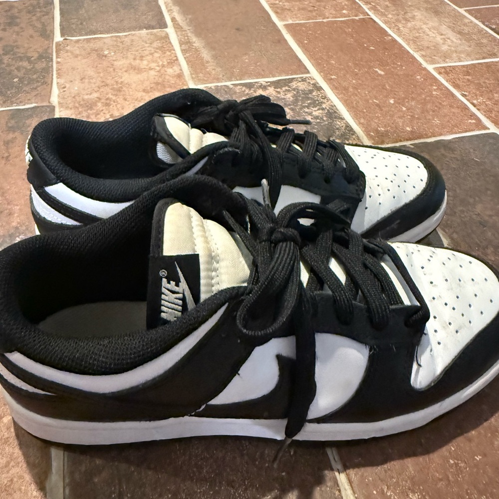 Nike Black and White Low-Top Sneakers